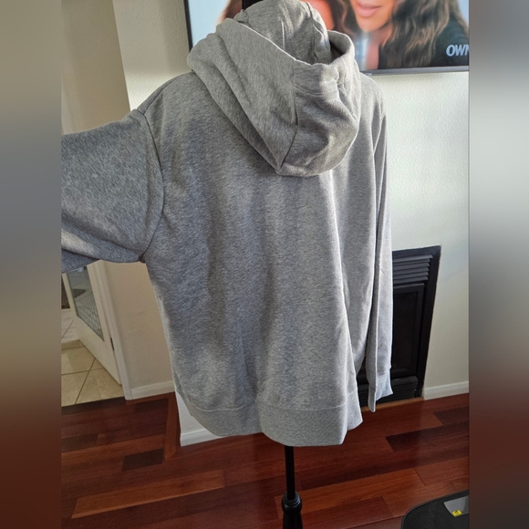 Nike Women's Heather Gray Hoodie - Picture 3 of 4